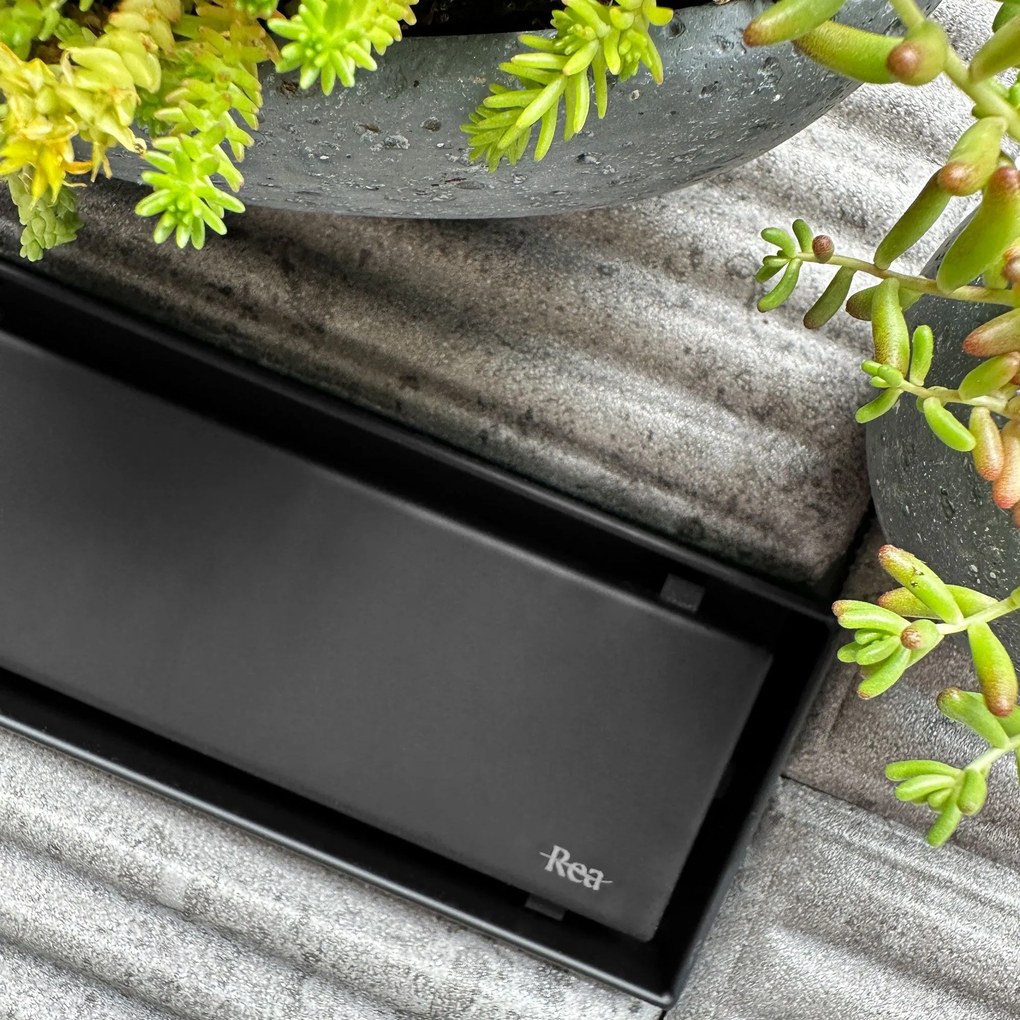 Lineaire afvoer Rea Neox Pro Black 100