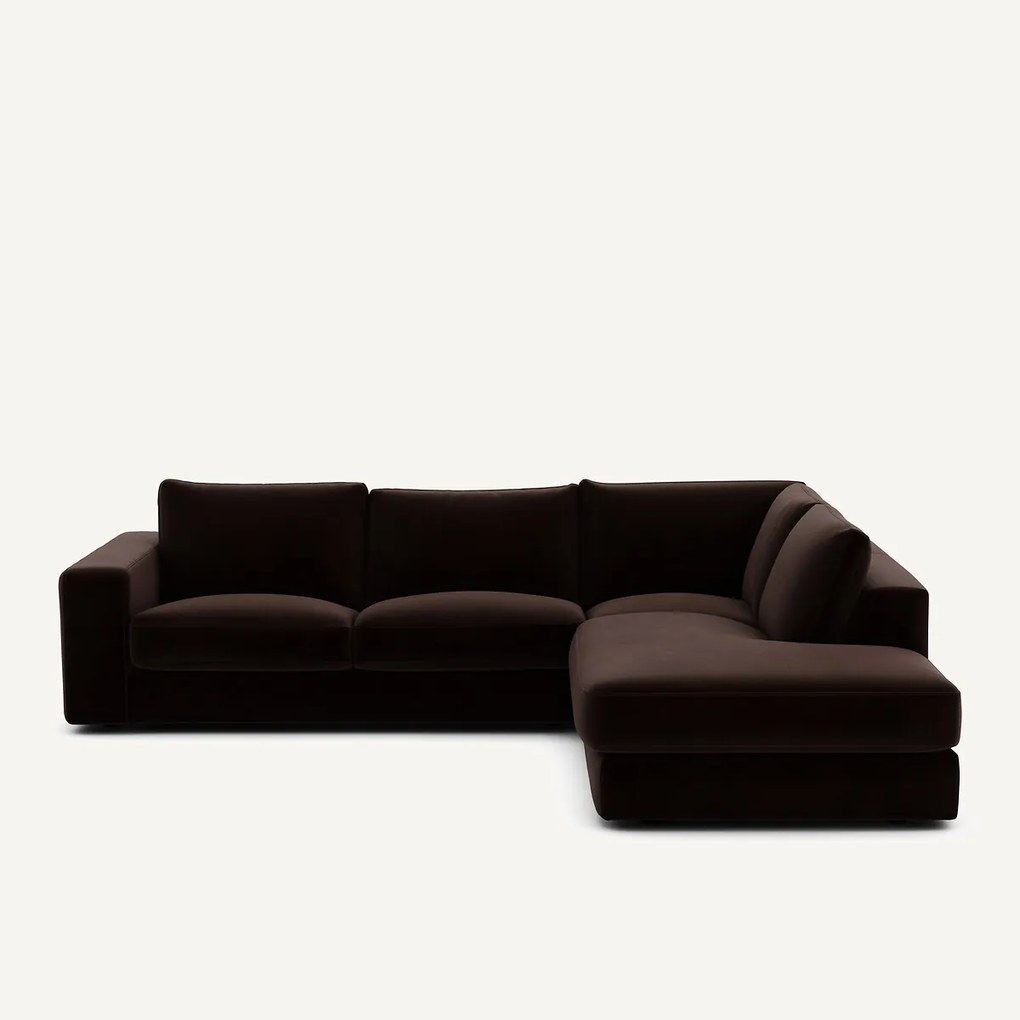 Hoekbank in fluweel, Skander