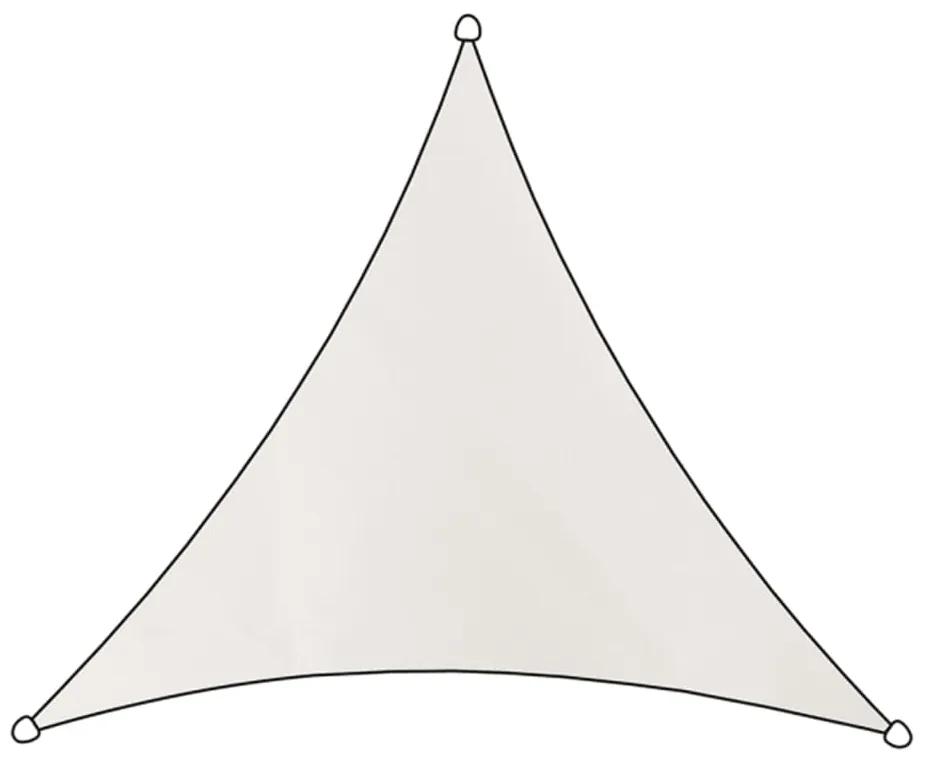 Livin'outdoor Schaduwdoek Como driehoekig 3,6x3,6 m polyester wit