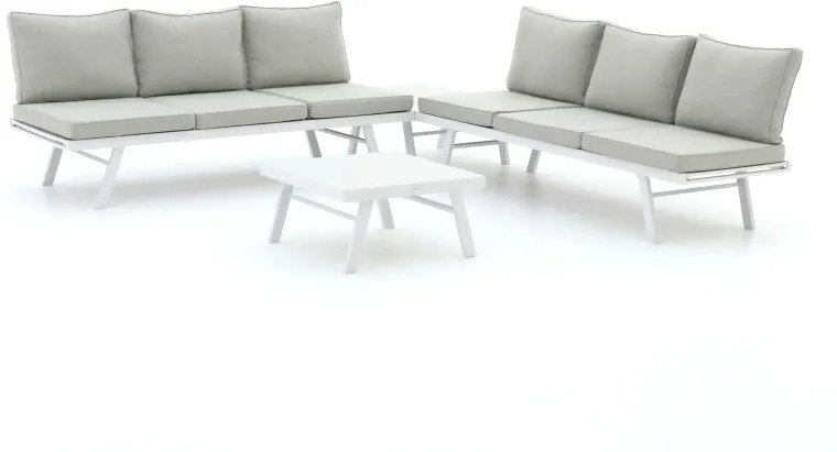 Forza Vadena hoek loungeset 4-delig verstelbaar - Laagste prijsgarantie!