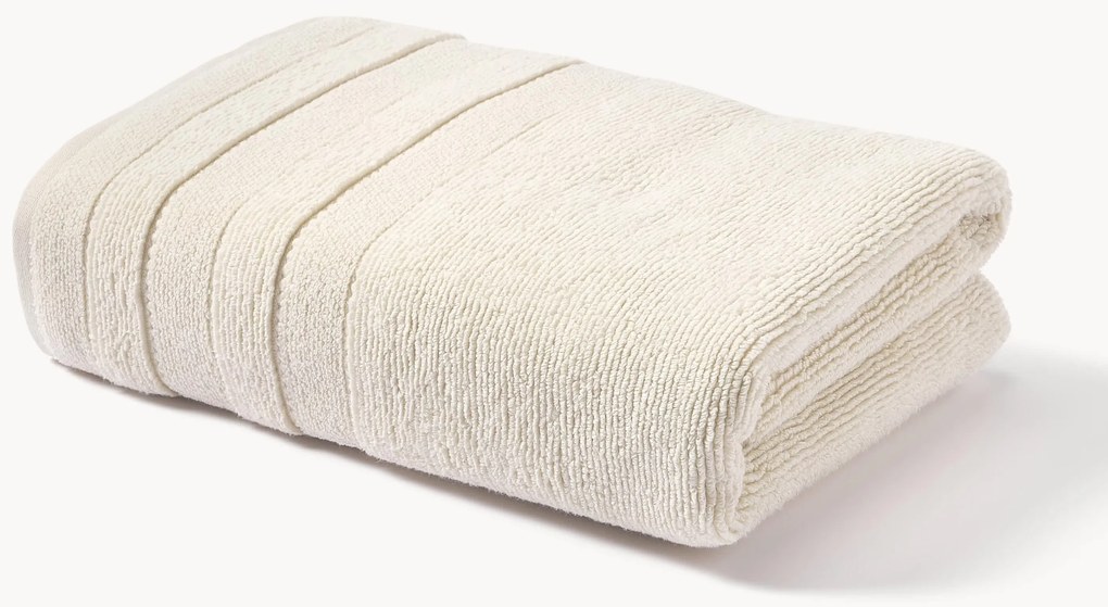 Handdoek Luxe met gestreepte rand, in verschillende formaten