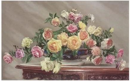 Artprint Bouquet of roses 80x50 cm