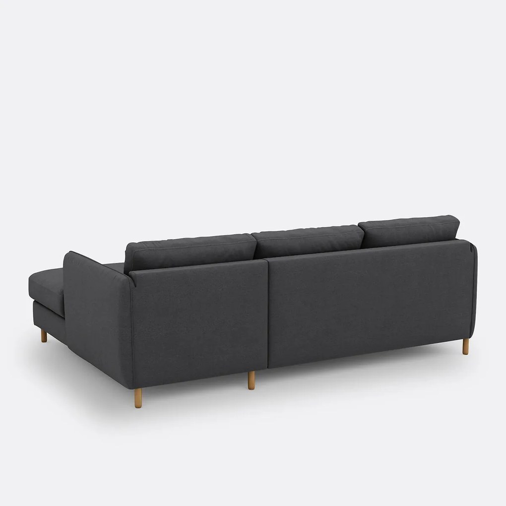 4-zits rechthoekige slaapbank in polyester, LOMÉO