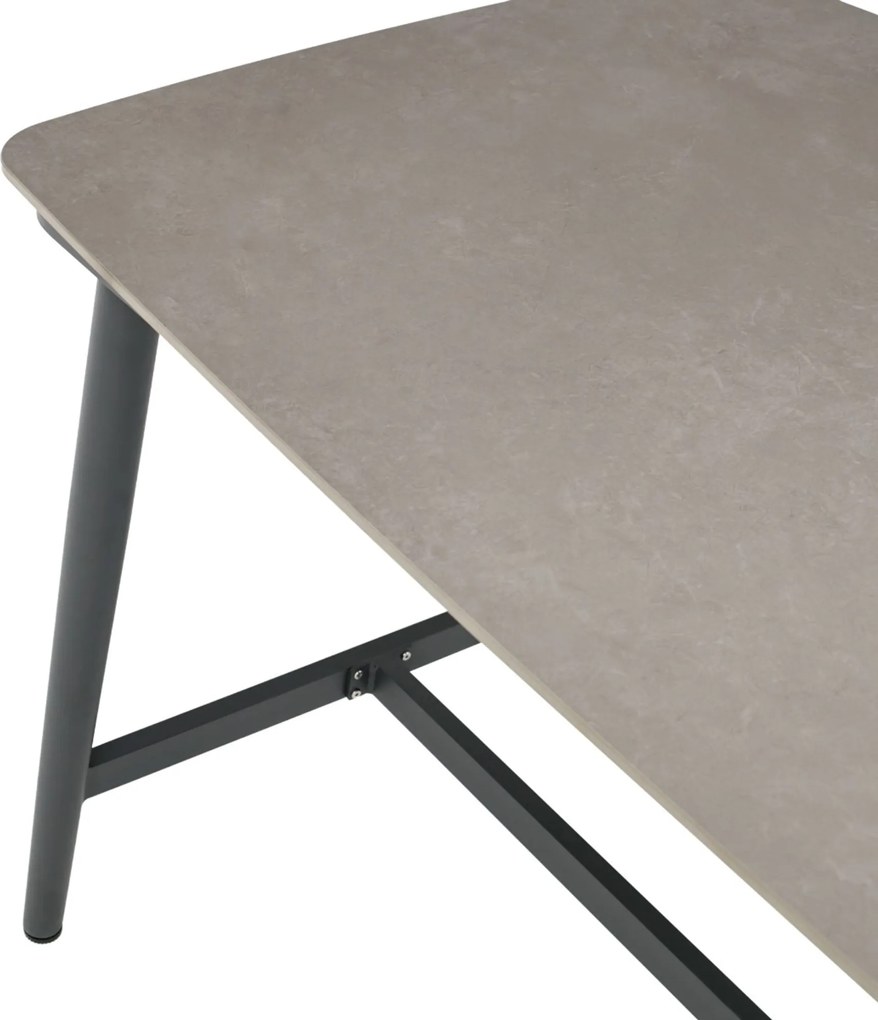 Tuinset 4 personen 180 cm Rope Grijs Coco Alto/Sienta