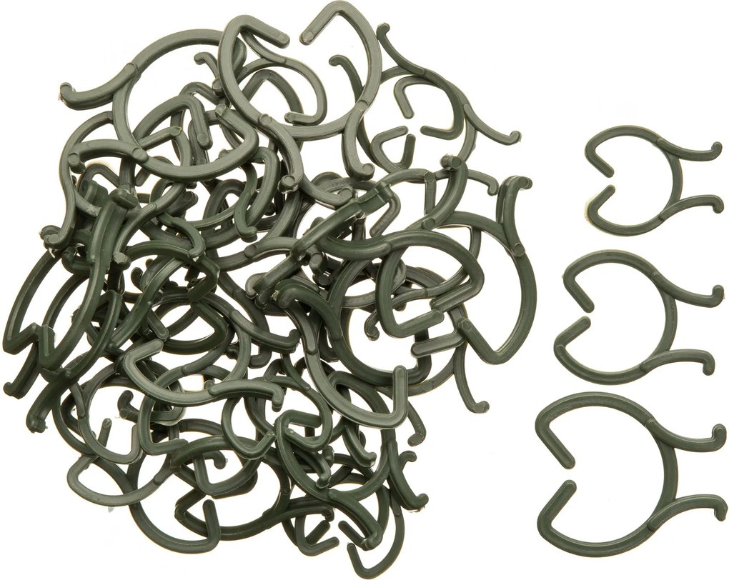 Nature plantenringen - set van 40 stuks (15x diameter 16 mm - 15x diameter 20 mm - 10x diameter 25 mm)