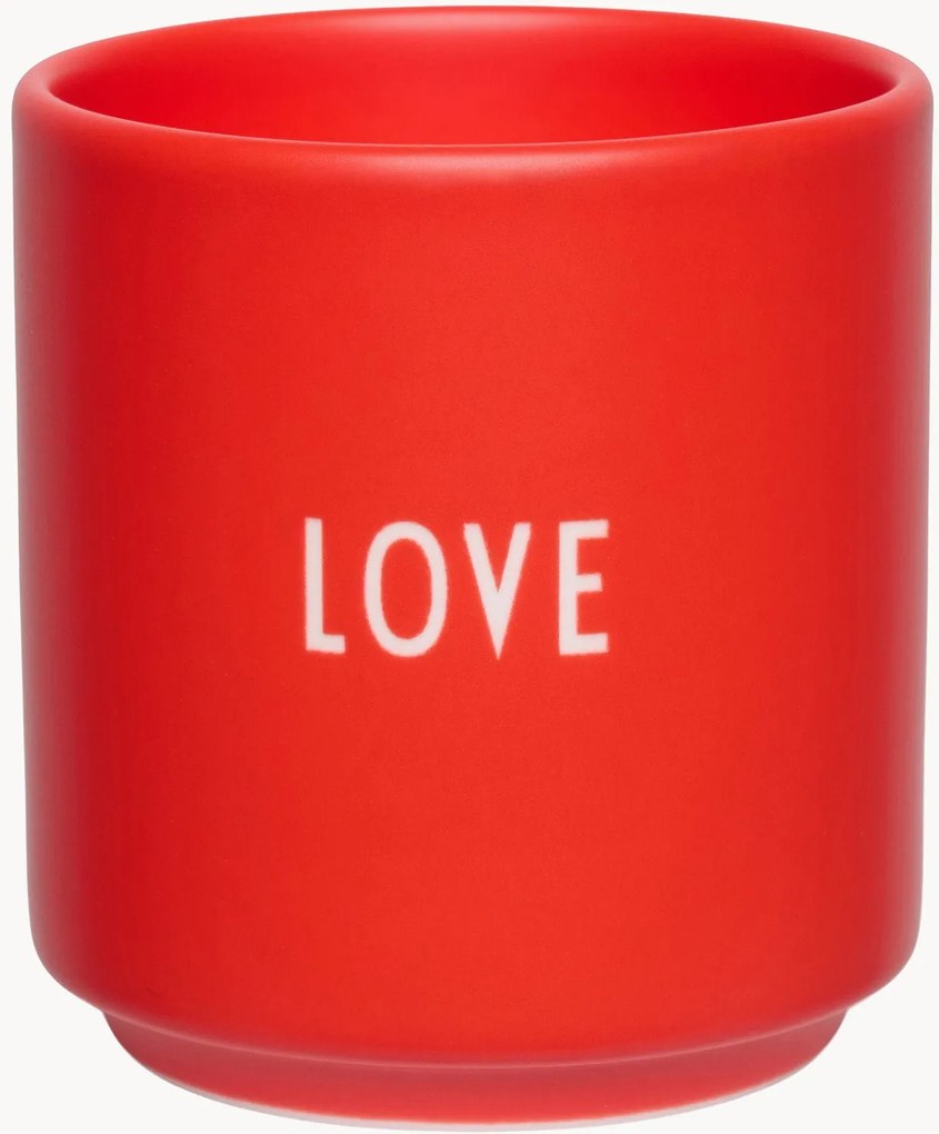 Kopje Favourite Love met opschrift