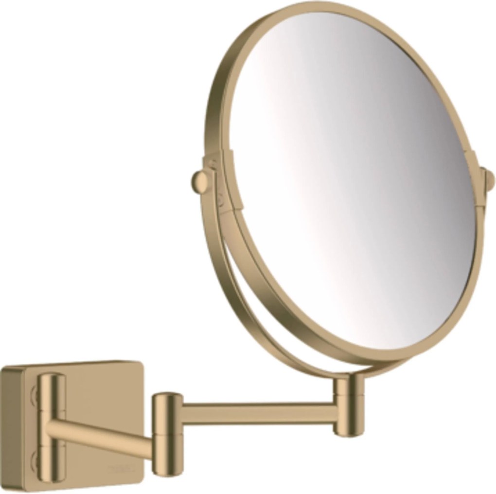 Hansgrohe AddStoris make-up spiegel 24,6x34,4x24,6cm brushed bronze
