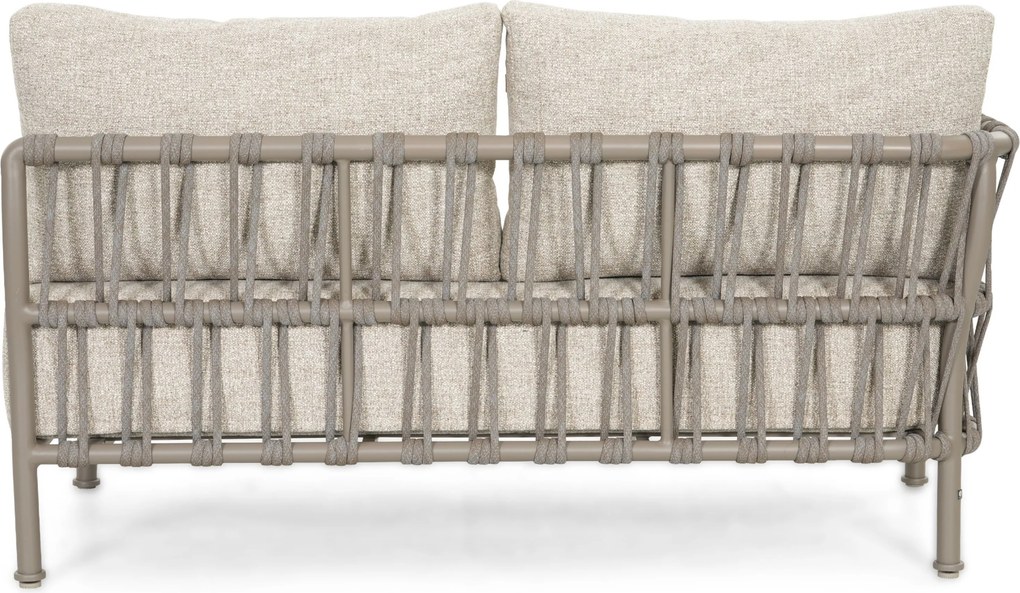 Hoek loungeset 5 personen Rope Taupe  Santika Furniture Santika