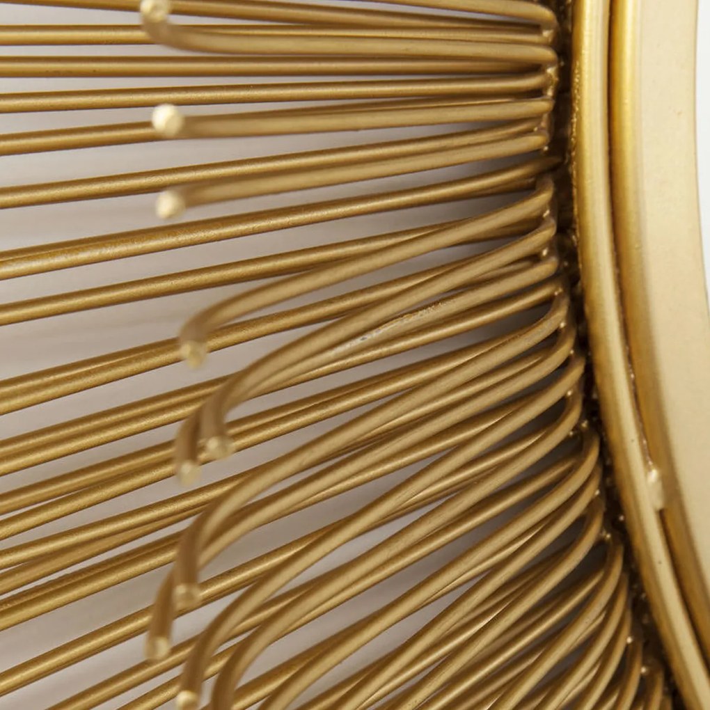 Kare Design Sunburst Tre Grote Ronde Spiegel Goud - 87x87cm