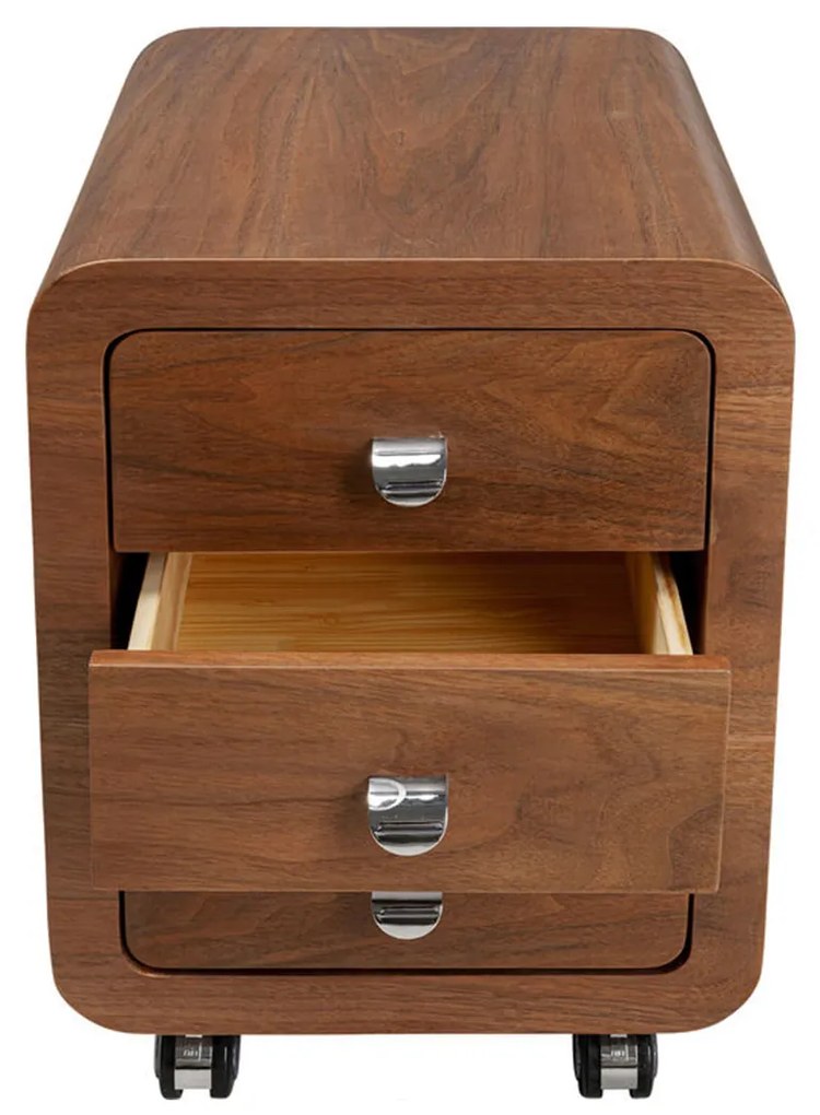 Kare Design Club Walnut Walnoot Bureau Ladenblok - 40x45x54cm.