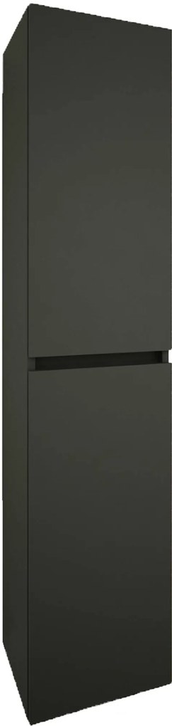 Saqu Kolomkast 35x35x160 cm Mat Zwart