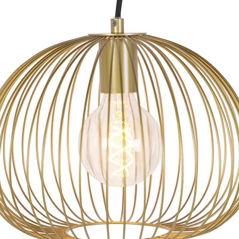 Design hanglamp goud - Wire Dough