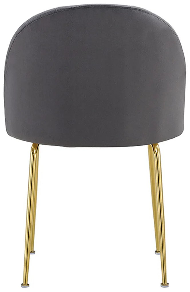 Laget Goud Fluwelen Stoel