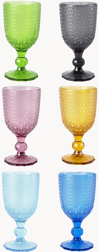 Wijnglazen Ice, 6-delig
