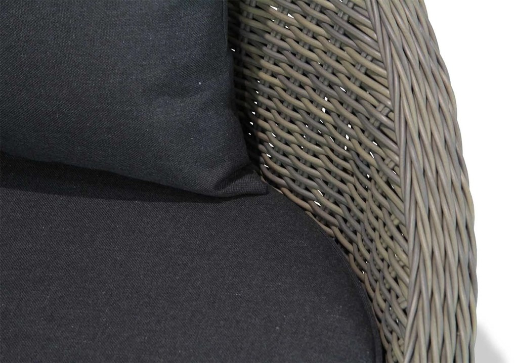 Tuinstoel Wicker Taupe-naturel-bruin Garden Collections Cocoon  kubu