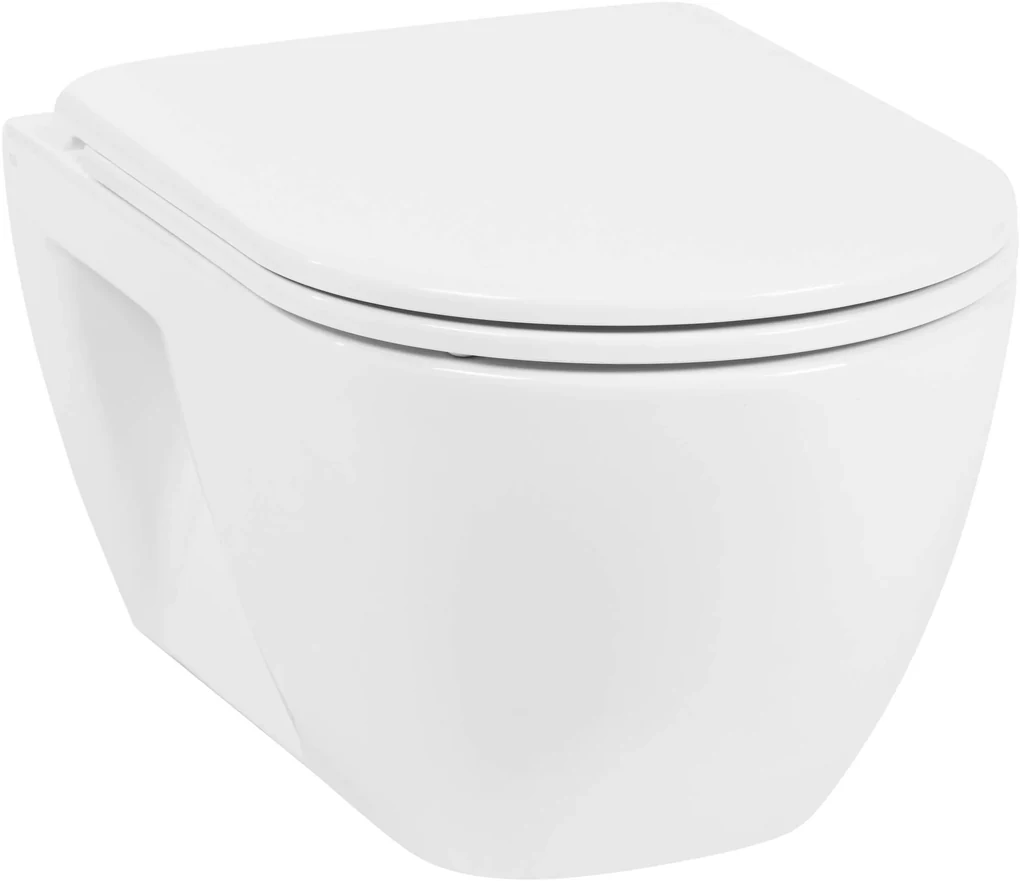 Ben Puro hangtoilet Xtra glaze+ Free flush inclusief zitting wit