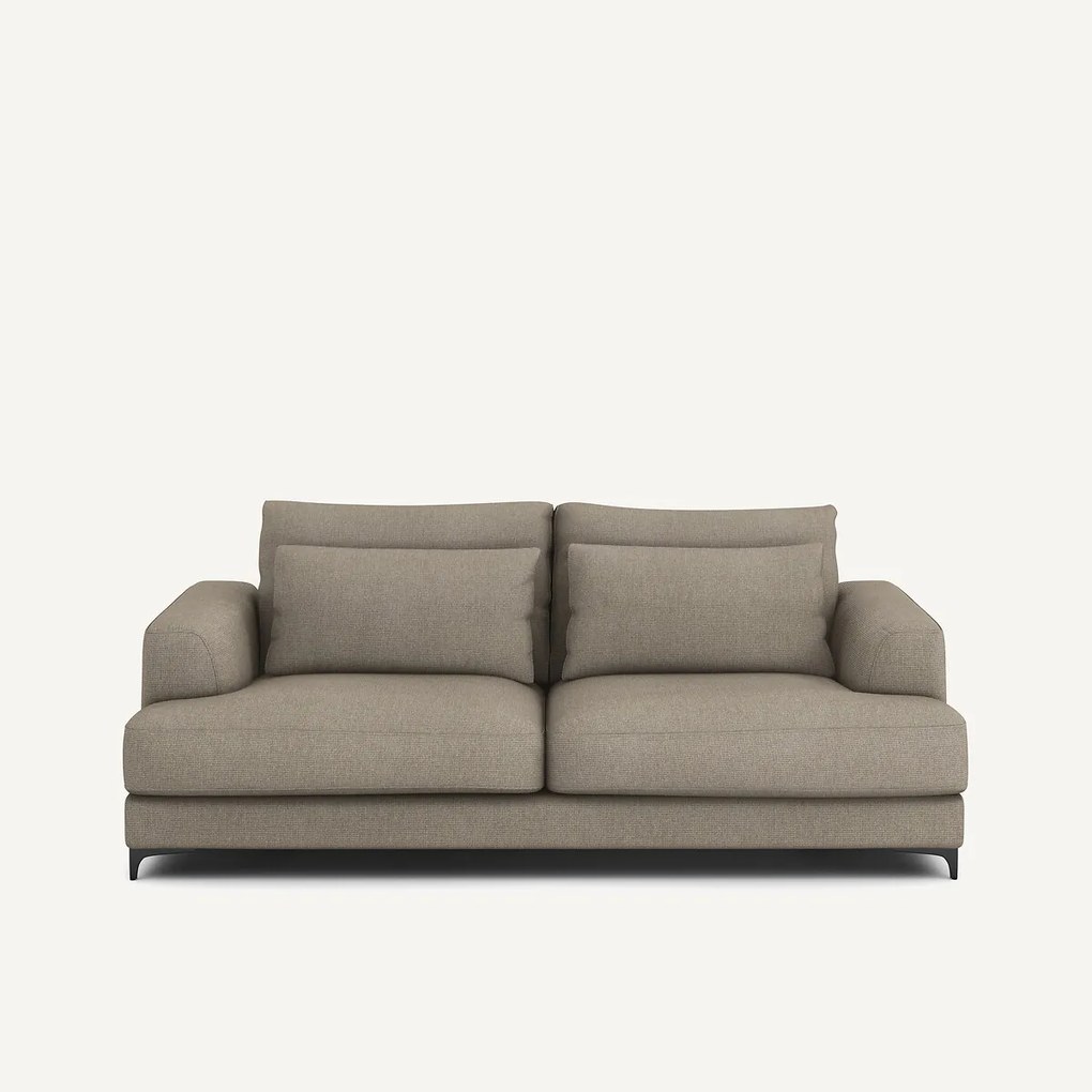 3-zits slaapbank met textuur linnen viscose, Marsile