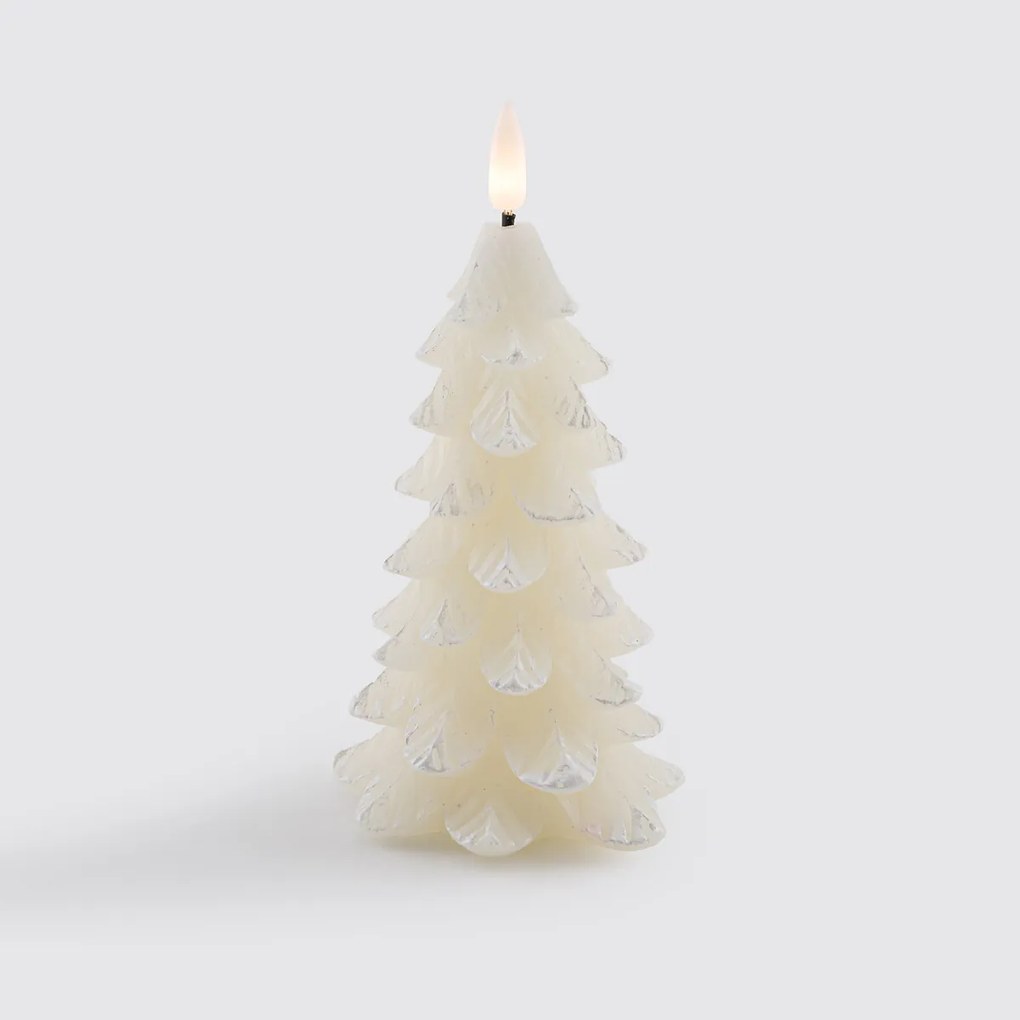Kerstboom LED-kaars H16,5 cm, Caspar
