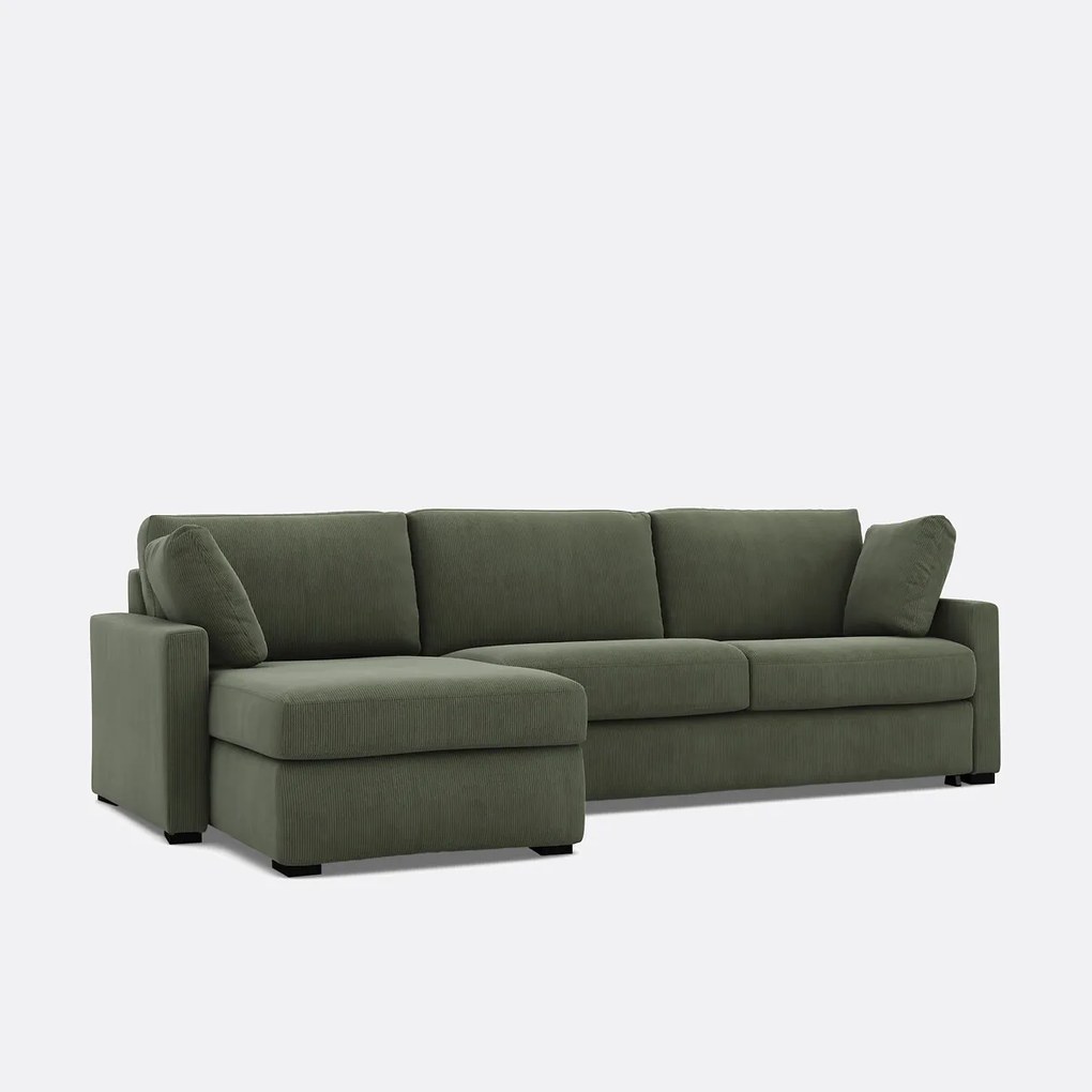 Comfort Bultex® corduroy hoekbank Timor