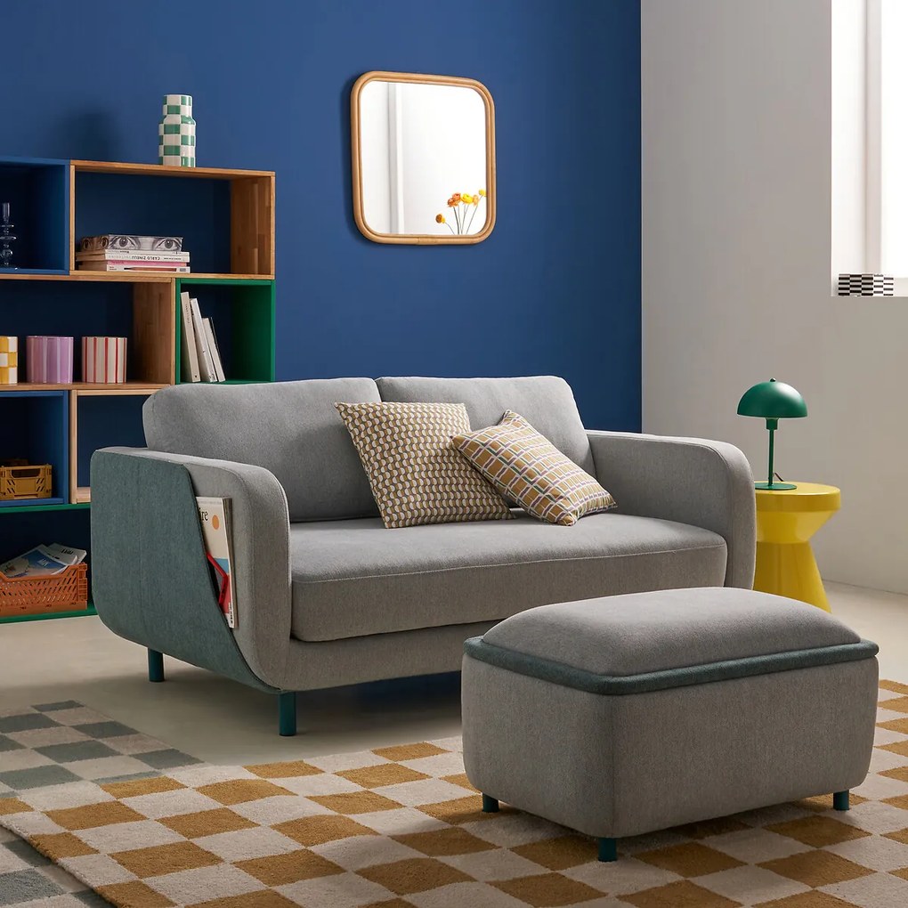 3 in 1 poef : zitting, opbergruimte en salontafel, Jimba