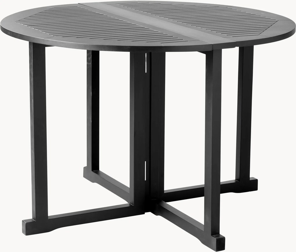Ronde opvouwbare tuintafel Butterfly, Ø 110 cm