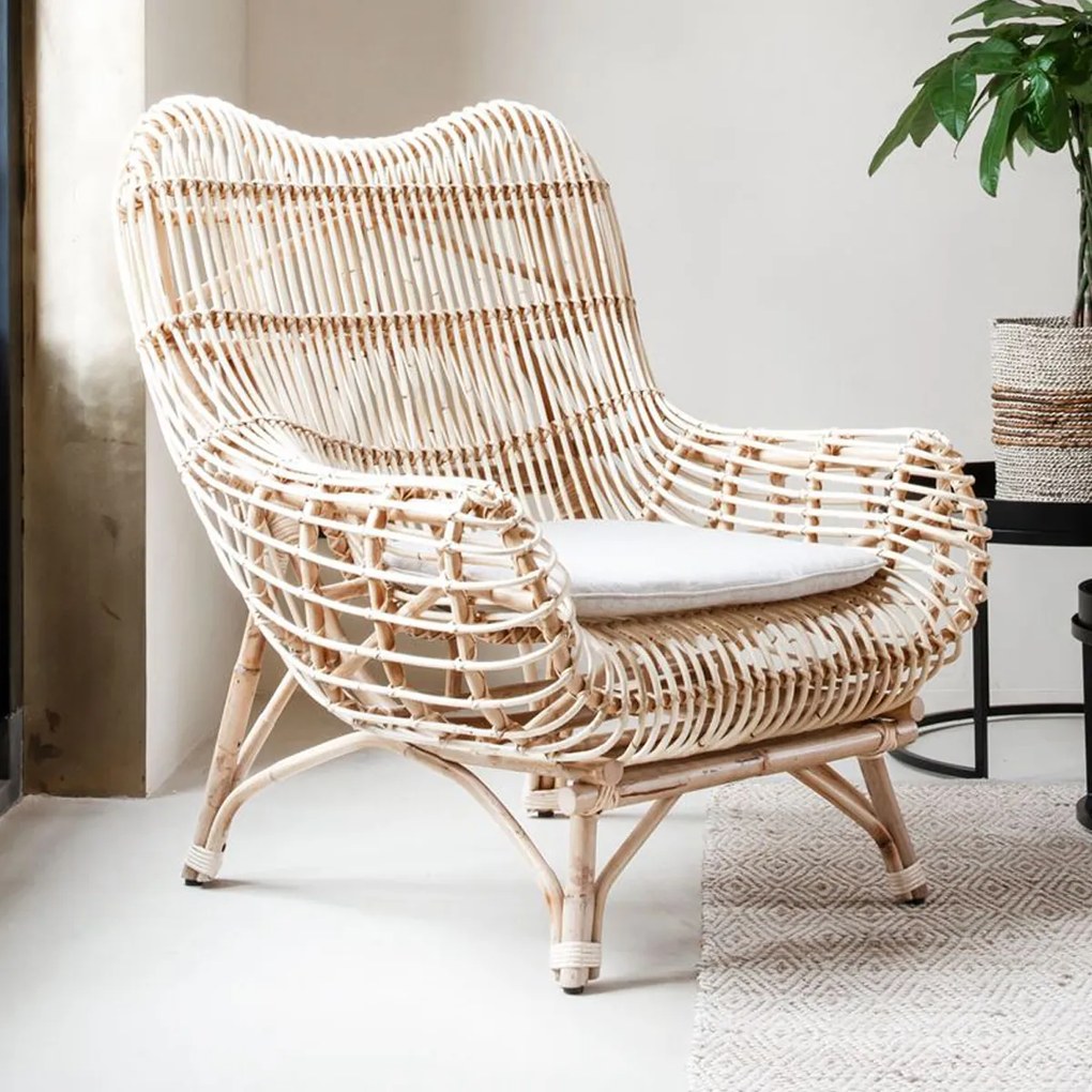 Must Living Cefalu Rieten Rotan Fauteuil Boho