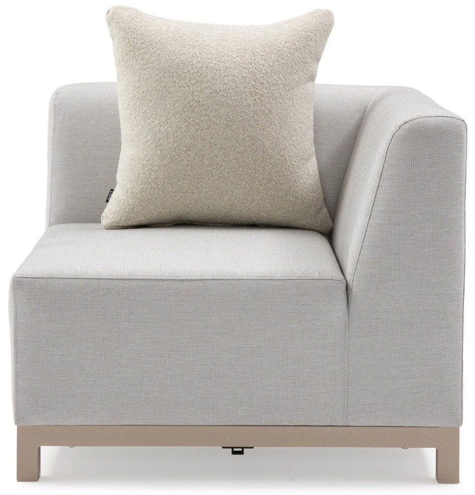 Hoek loungeset 5 personen Outdoor textiel Grijs De Laan Projects