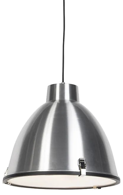 Industriële hanglamp aluminium 38 cm dimbaar - Anteros