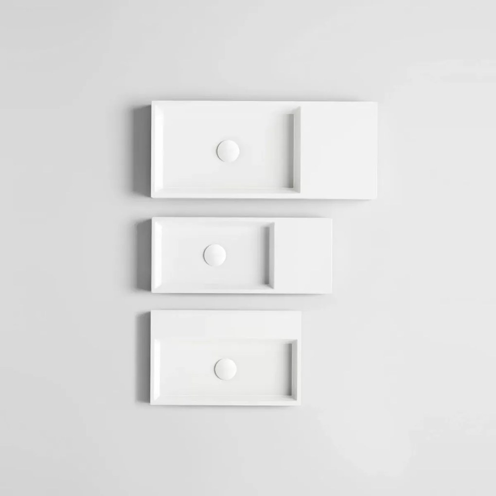 Clou Mini Wash Me fontein solid surface rechts 56cm wit mat