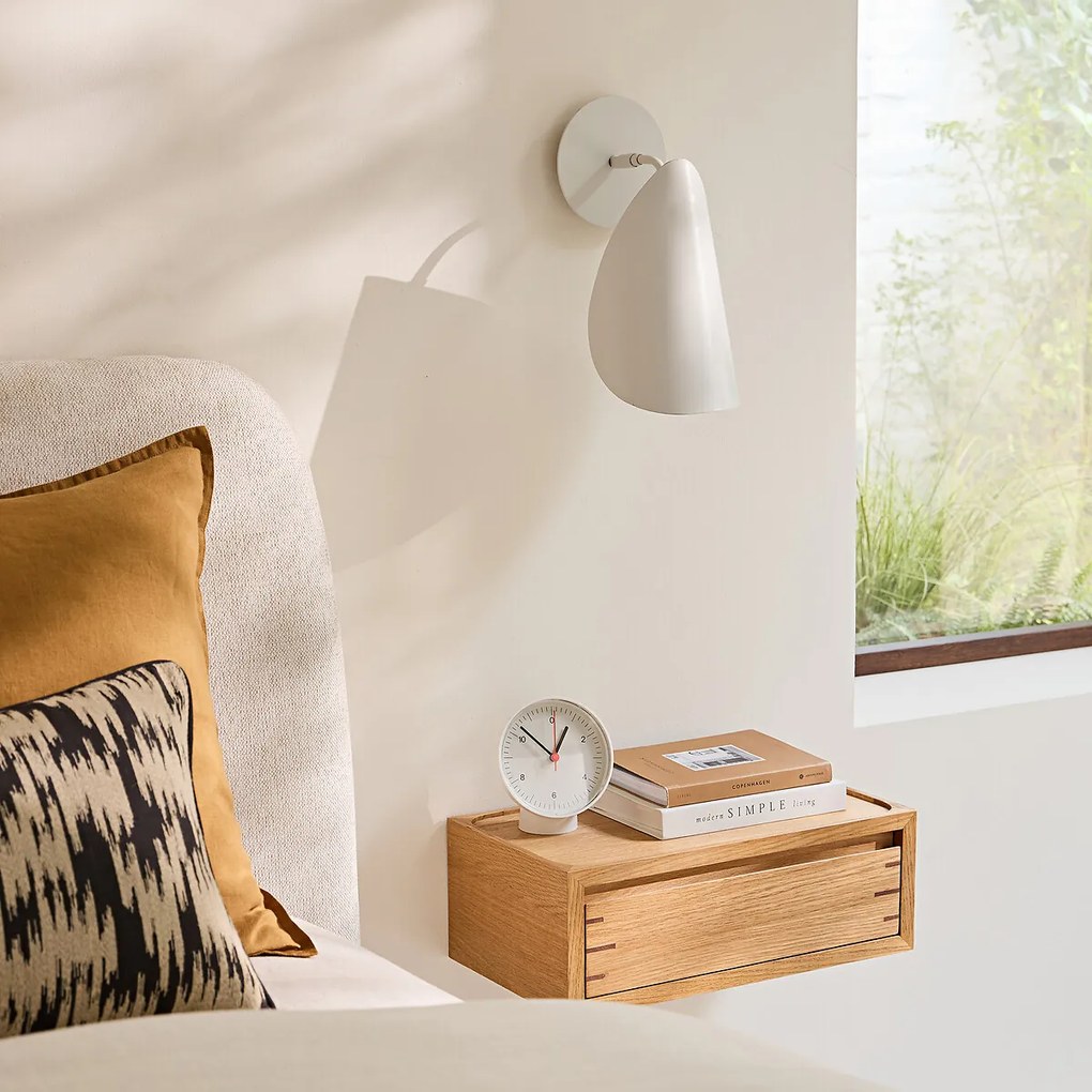 Wandlamp in metaal en glas, Fosca