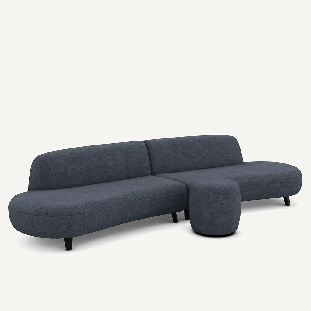 Voetensteun van katoen en linnen, Rosebury, ontwerp Emmanuel Gallina