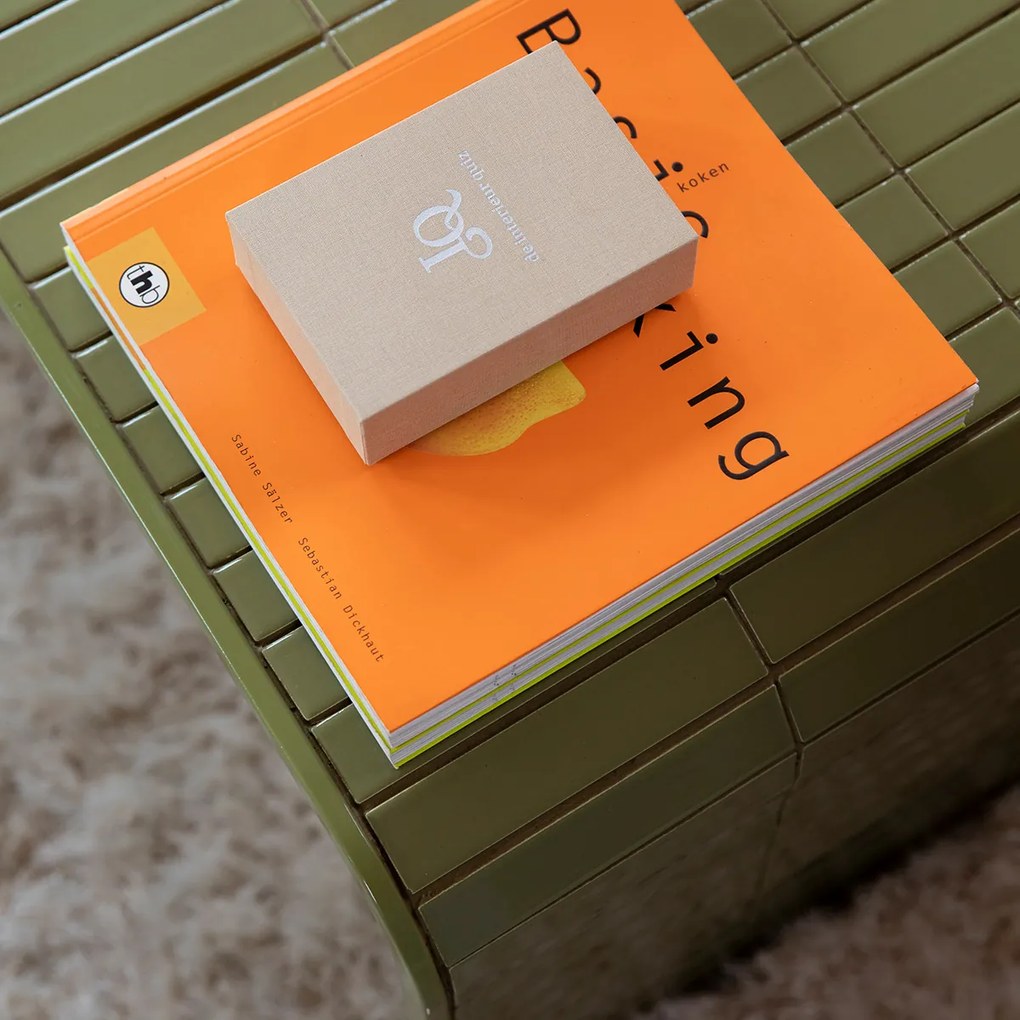 Zuiver Tiles Green Salontafel Met Tegeltjes Groen - 80 X 47cm.