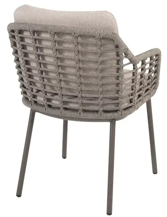 Taste by 4 Seasons Puglia tuinset terre met Prado tafel met keramisch blad Ø 130 cmFweer Tuinset bruin weerbestendig