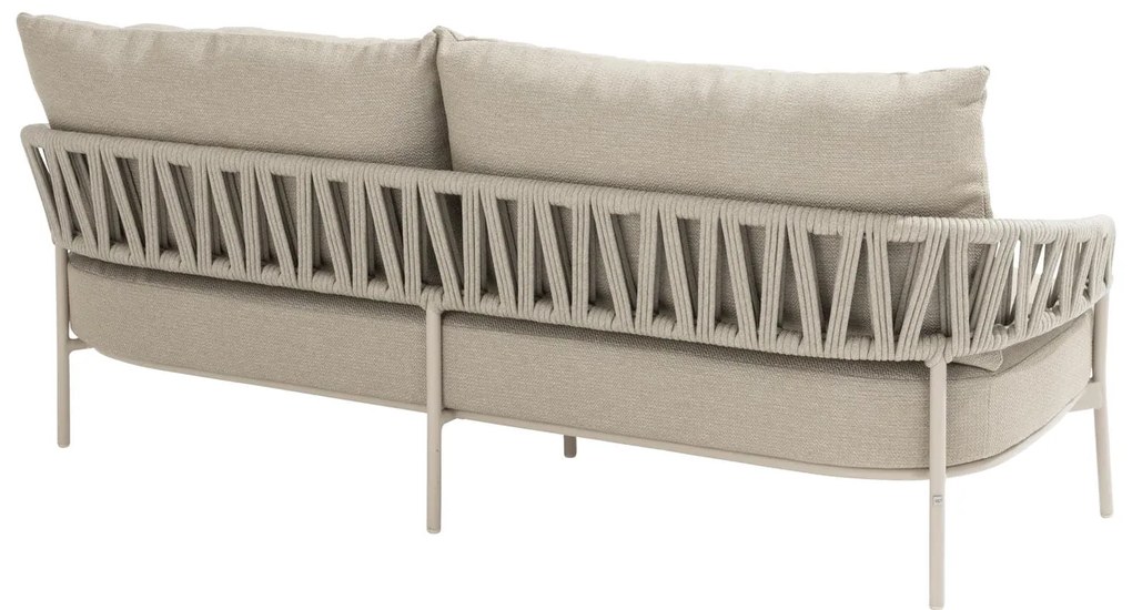 Taste by 4 Seasons Calma 3-zits loungebank latte Loungebank   taupe weerbestendig