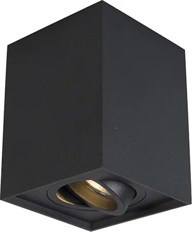 Smart spot zwart verstelbaar incl. wifi GU10 - Quadro Up