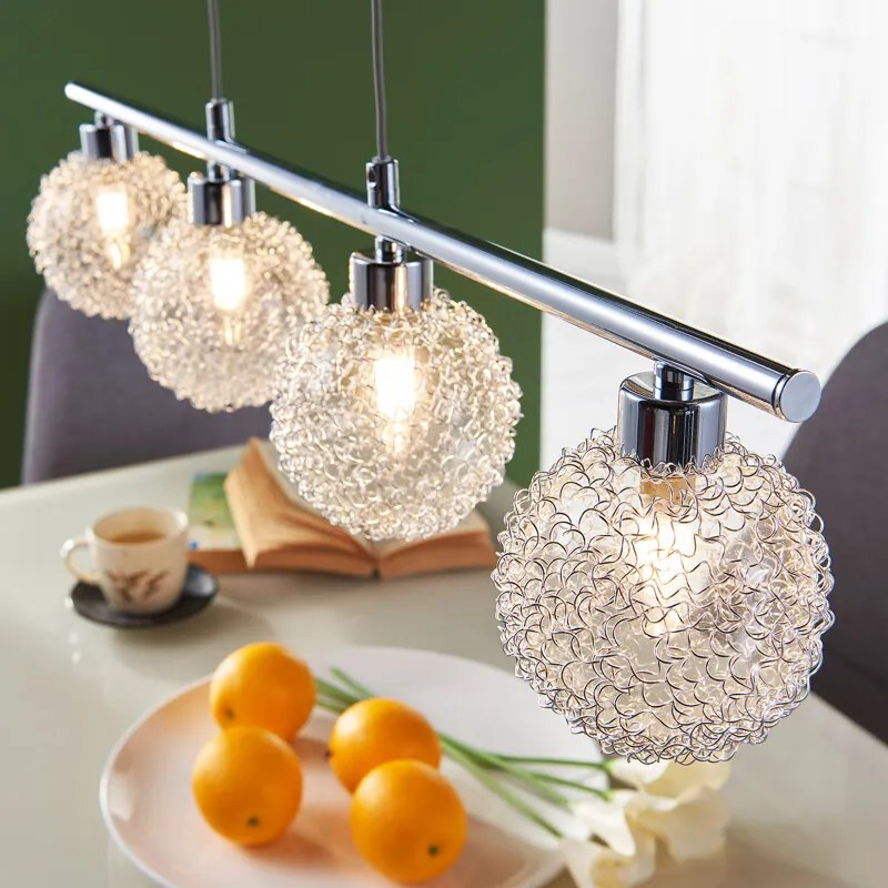 In de hoogte verstelbare LED-balkpendellamp Ticino - lampen-24