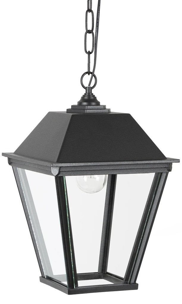 Delft Hanglamp Matzwart Large