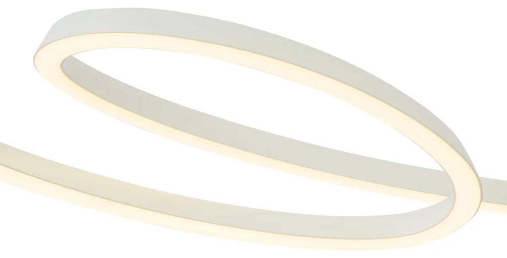 Scandinavische hanglamp beige 72cm incl. LED 3-staps dimbaar - Circuit