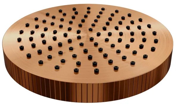 BRAUER Stripe Regendouchekop - 25cm - koper geborsteld PVD 5-GK-466