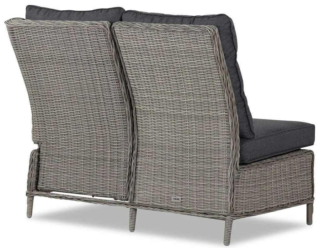 Hoek loungeset 5 personen Wicker Grijs  Garden Collections New Castle