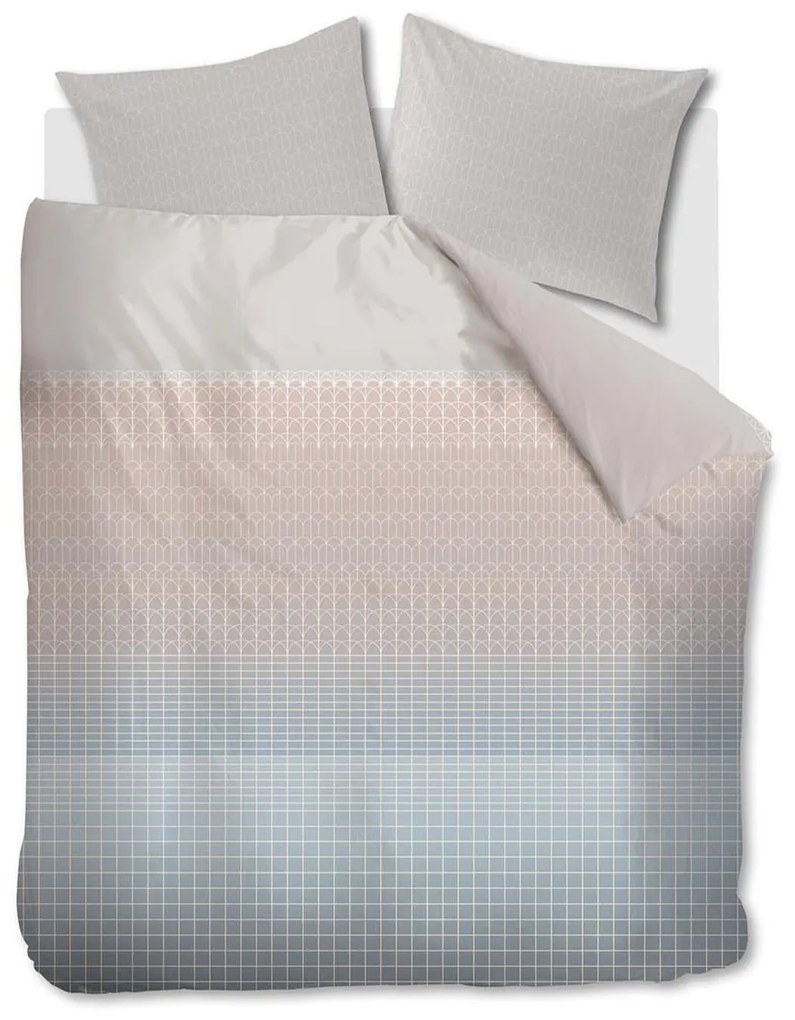Beddinghouse Gillian Dekbedovertrek Blue Grey – Bij Swiss Sense