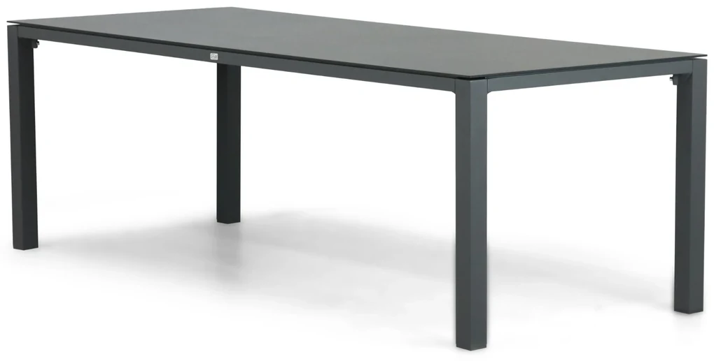Tuinset 6 personen 220 cm Aluminium/textileen Grijs Domani Furniture Verde/Mateo