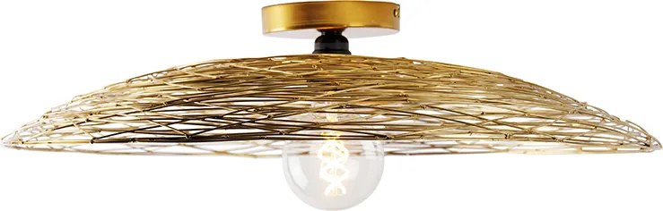 Oosterse plafondlamp goud 60 cm - Glan