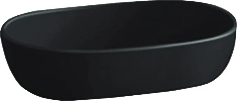 Mexen Viki opbouw wastafel 59 x 40 cm, zwarte glans - 21056070