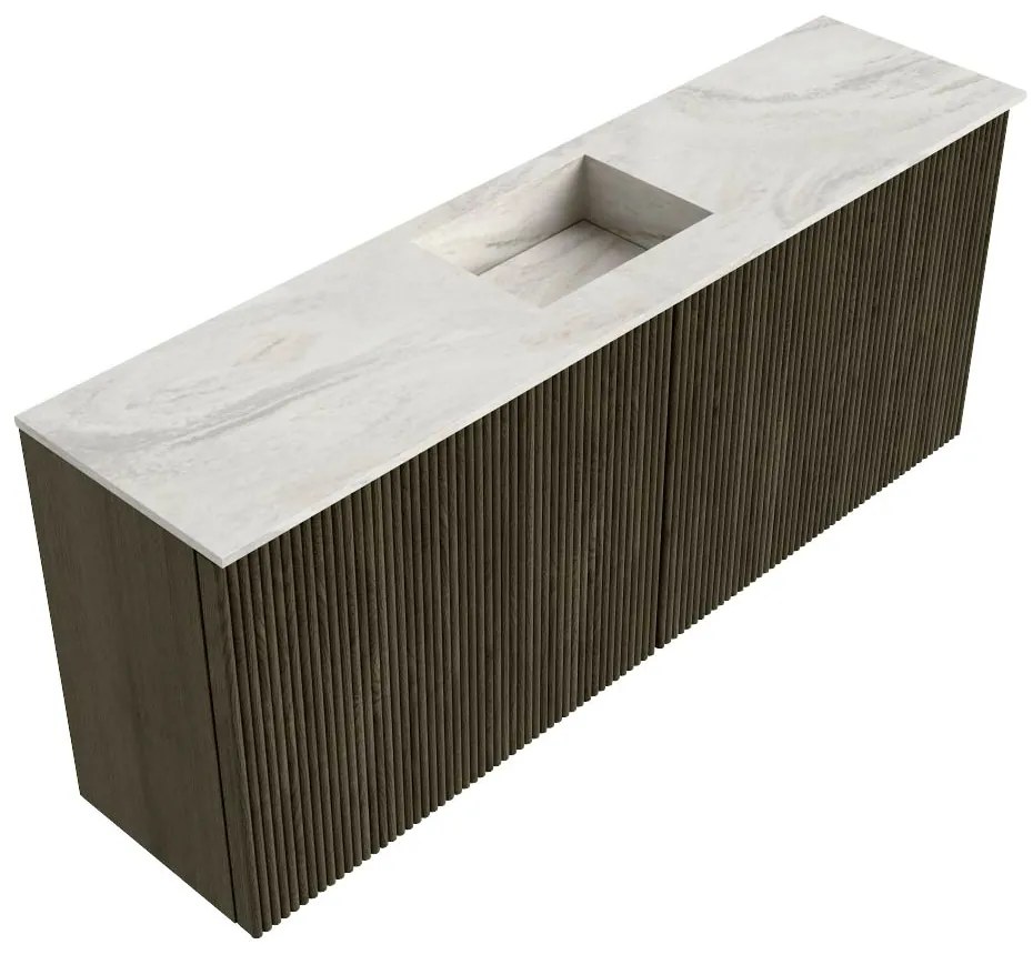 Mondiaz Joya DLux 100cm toiletmeubel shadow met wastafel faye midden 1 kraangat ostra