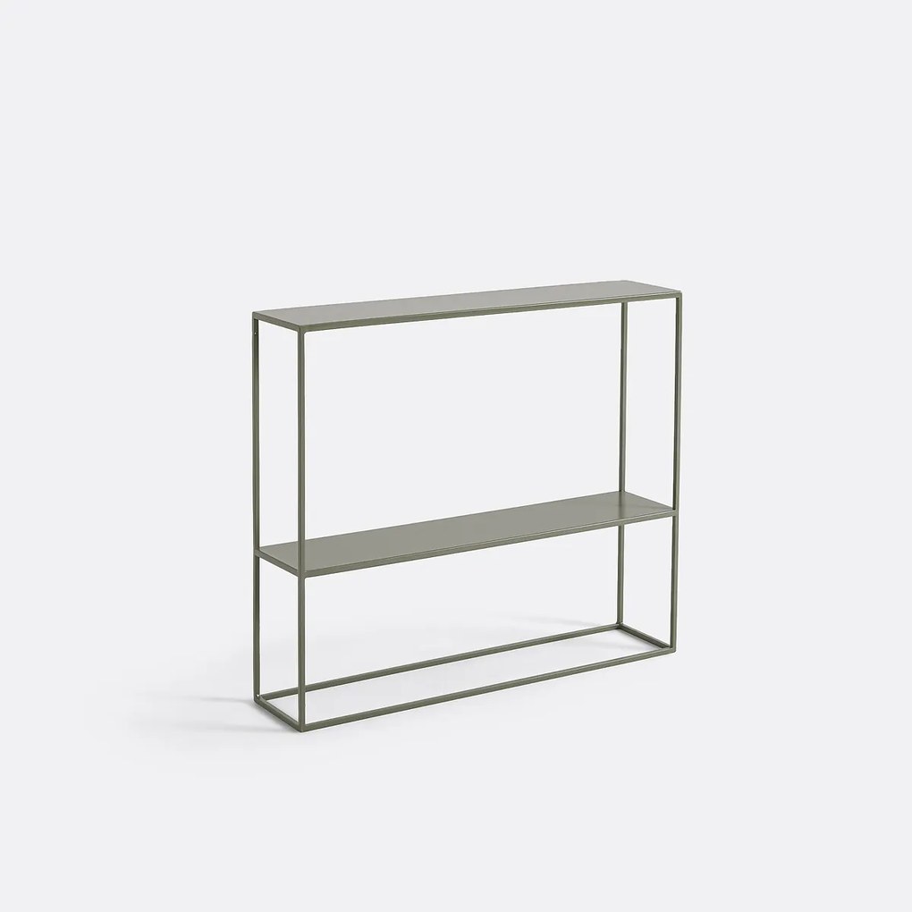 Stalen metalen wandtafel, dubbel blad, Miva