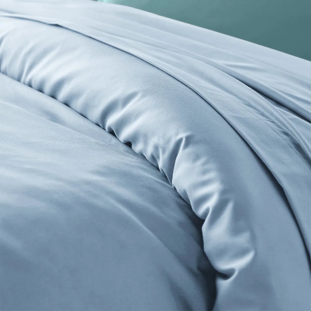 Dekbedovertrek met rits in effen katoen, Scénario