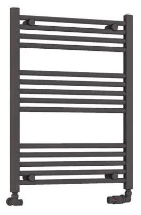 Eastbrook Wendover handdoekradiator 60x80cm 457W antraciet mat