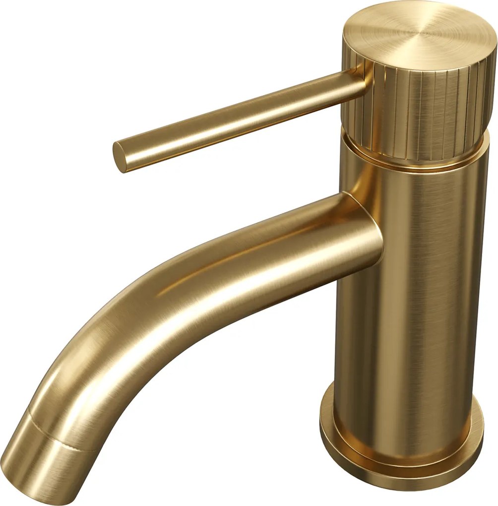 Brauer Stripe opbouw fonteinkraan messing geborsteld PVD