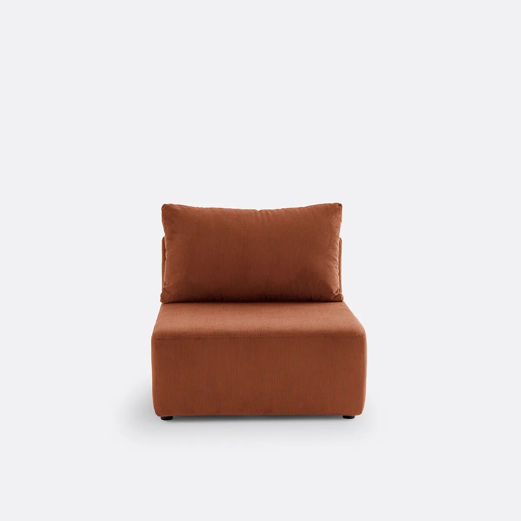 Modulaire bank geribd fluweel, Monica